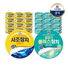 살코기참치 안심따개 100g 12개 + 살코기플러스참치 안심따개 100g 12개, 없음