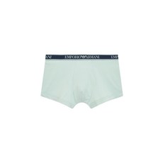 엠포리오 아르마니 EMPORIO ARMANI UNDERWEAR 남성 로고 밴딩 솔리드 스트레치 드로즈_민트_0814112313 2312010332 352012