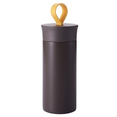 리치윌 스테인리스 엘립스 머그보틀 보온보냉텀블러, 차콜, 1개, 300ml