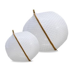 문스앤 항균 무형광 벌집 세탁망 구형 2종세트, 구형2종_머스터드, 1개