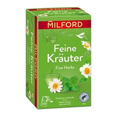 독일 밀포드 파인 허브 허브차 티백 Milford Fine Herbs, 2개, 20개입, 2g