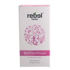 RebelHerbs #54 Fempose 女性素食膠囊, 60入, 1個, 60顆
