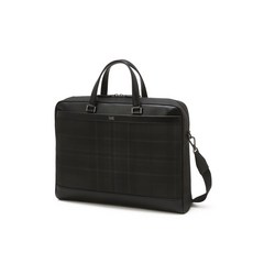 닥스 블랙 체크 가죽 서류가방 YMWBBA4F697BK