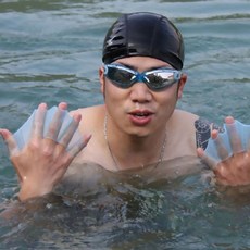 오리발패들 한쌍 실리콘 수영 지느러미 스포츠 잠수, 그린스몰GD02651