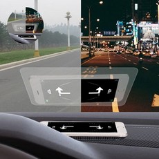 HUD 반사 필름 헤드업 디스플레이 미러링 차량용품, 1-HUD필름-120x90mm