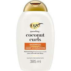 독일 오지엑스 OGX Coconut Curls Shampoo 퀀칭 + 코코넛 컬 샴푸, 385ml, 4개