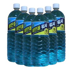 에이원케미칼 에탄올 워셔액, 6개, 1.8L