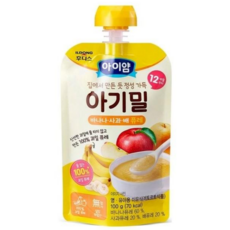 아이얌 아기밀 바나나사과퓨레, 1개, 100g