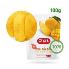 올라 두툼한 소프트 건망고 말랭이, 10개, 100g