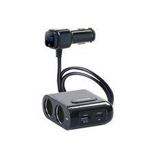 台灣現貨【安伯特】酷電大師 智能電壓監控PD QC3.0 4孔車充 2孔 USB PD(國家認證 一年保固)R37531, 1個, 4口