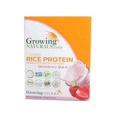 Growing NATURALS 蛋白粉 草莓味, 1個, 372克