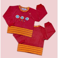 愛力兒純棉幼兒上衣(肩開襟)牛仔系列 舒適保暖長袖上衣