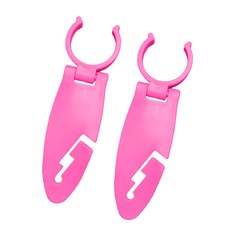 다양한 카약 스탠드업 패들 보드 클립 패들 보드 액세서리와 호환되는 2pcs 보안 고정 클램프 홀더 플라스틱 홀더, Rose red