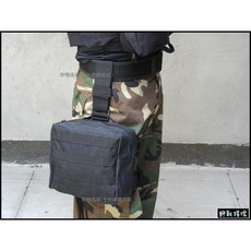 戰術腿掛包 V2 模組化多功能腿包, 黑色