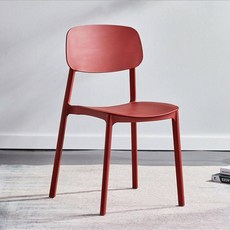 상세설명참조 야외 포인트 의자 스퀘어 플라스틱, 레드 스퀘어 등받이 의자 3.0kg, 1개