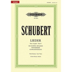 (영문도서) Songs (New Edition) (Low Voice): Die Schöne Müllerin Winterreise Schwanengesang; Urtext Paperback, Alfred Music, English, 9790014064488