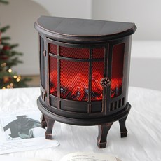 mcuru 감성 무드등 LED 불멍 USB 분위기 조명, 타원형