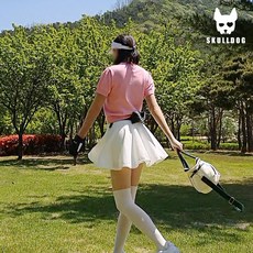 스컬독 골프 스커트 여성 체형커버 플레어 후레아 큐롯 주름 치마 치마바지 속바지 포함