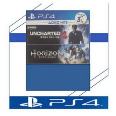 중고품 플스4 PS4 언차티드4 + 호라이즌 제로던 합본 2CD 한글판 플레이스테이션4