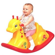 락킹토이 흔들목마 아이가 타는 기린 아기흔들목마 아기흔들말 창의력개발, 1개