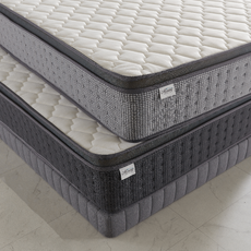 미성침대 시그니처 본넬 스프링 침대 매트리스 싱글 슈퍼싱글 퀸 방문설치, 화이트 그레이, 26cm