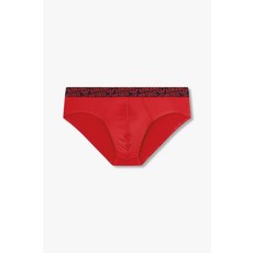 엠포리오 아르마니 EMPORIO ARMANI UNDERWEAR 남성 로고 밴딩 나일론 블렌드 브리프_레드 0814311302 2406247209 436159