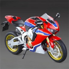 13060299 프라모델 오토바이 미니어처 모터사이클 모형 1 9에 적합한 혼다 드림윙 CBR 1000RR 합금 바이크 모델 컬렉션 Red, 레드