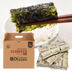 광천김 도시락김 뜯어먹는 곱창 돌김 선물세트 명절선물 답례품, 1박스