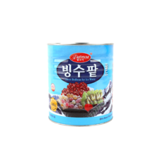 팥모아 빙수팥 골드 통조림, 3kg, 8개