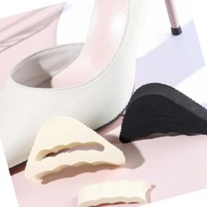 앞꿈치 발가락 패드 앞꿈치보호패드 구두패드 앞꿈치패드 발가락통증완화 구두 발보호패드 힐패드 구두앞코, 블랙, 1개