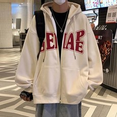 重磅衛衣男士春秋季新款ins港風寬鬆連帽開衫高級感痞帥外套