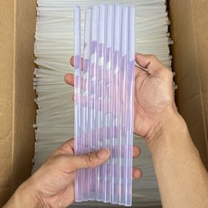 熱熔膠棒 7mm 11mm 透明熱熔膠棒 - DIY手工家用膠槍適用, 1個, 7丨15厘米【1根】細膠棒