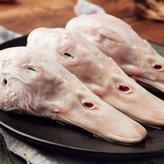 (배터짐) 손질 오리머리 4kg 오리날개 오리발족 오리간 오리창자 오리위 오리혀 오리간 오리똥집 (일요일&당일발송), 1개