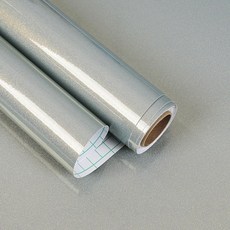 EaseStick Glossy Purple Gold Glitter Wallpaper Stick and Peel Iridescent Holographic Contact Paper, Teal grey and gold