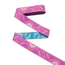 Cloud Embroidered Appliques 1.7M Long Sewing Fabric Trim compatible with Jackets Shirts, 분홍색, 핑크색