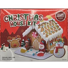CHRISTMAS 크리스마스 DIY 하우스 쿠키 키트 과자집 만들기 469g, 1개