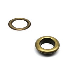재봉 미싱 100 세트 2.5mm 3mm 4mm 5mm 6mm 8mm 10mm 12mm 가죽 가방 신발 벨트 캡 옷 구멍 와셔 그로멧 링 공기 리벳, [00] inner diameter 3mm, [00] bronze