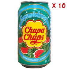 츄파춥스 워터멜론, 10개, 345ml