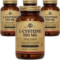 솔가 L-시스테인 500mg 베지터블 캡슐, 90정, 4개