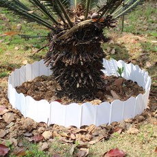 [왓위셀] 잔디 경계 테두리 엣지 정원 화단 울타리 60cm, 화이트
