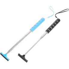 Homoyoyo 2pcs 프로페셔널 차량 창문 스퀴지 윈드실드 클리너 도구 쉽게 설치 후방 뷰 미러 와이퍼