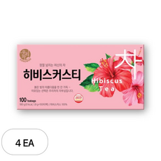 우리차 송원식품 히비스커스 티, 1.8g, 100개입, 4개