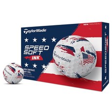 TaylorMade TM26 SpeedSoft Ink USA dz SpeedSoft Ink USA 高爾夫球 2026 型號 白色, 其他, 12入