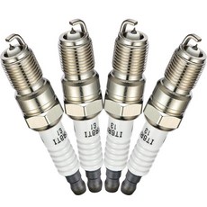 SYKRSS 6716 이리듐 스파크 플러그 4팩 - GMC 캐년과 호환 캐딜락 ATS Envision 쉐보레 콜로라도 2.5L (2015-2021)와 호환 GM L4 엔진, 4, tr5ix