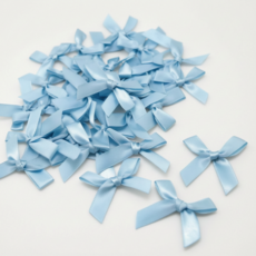 4cm 리본 선물 포장 및 머리핀 수제 DIY, 50개, light blue