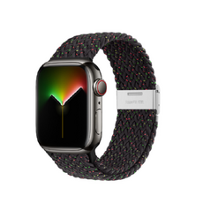 진호 스마트 워치 나일론 루프 스트랩 TWO, 41#멀티도트 블랙, 38/40/41mm