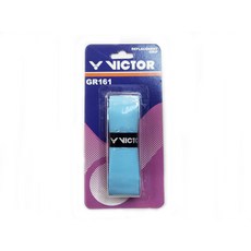 VICTOR GR161 羽毛球拍握把布 吸汗防滑 提升握感 多色可選, 淺藍, 1個