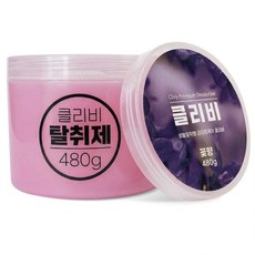 클리비 꽃향 고체 탈취제 실내 담배냄새 화장실 공기 욕실 집안 냄새제거, 1개, 480g