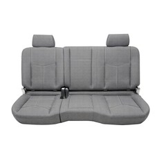 Runfider 쉐보레 실버라도 & GMC 시에라 1500 1999-2006용 시트 커버 & 클래식 소프트 폼 패딩 후면 커버 세척 및 설치가 용이함 그레이, Runfider 쉐보레 실버라도 & GMC 시에라 15