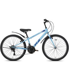 2025 K2BIKE 주니어 초등학생 MTB자전거 메커드24GS 24인치 21단, 레이브GS 24인치 스카이 블루 반조립+소형공구, 1개, 156cm